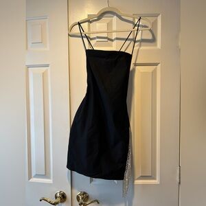 Black Strappy Cocktail Dress. size Med
